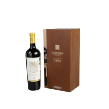 DS Woodwork lacquered oak wine bottle wooden gift box packaging